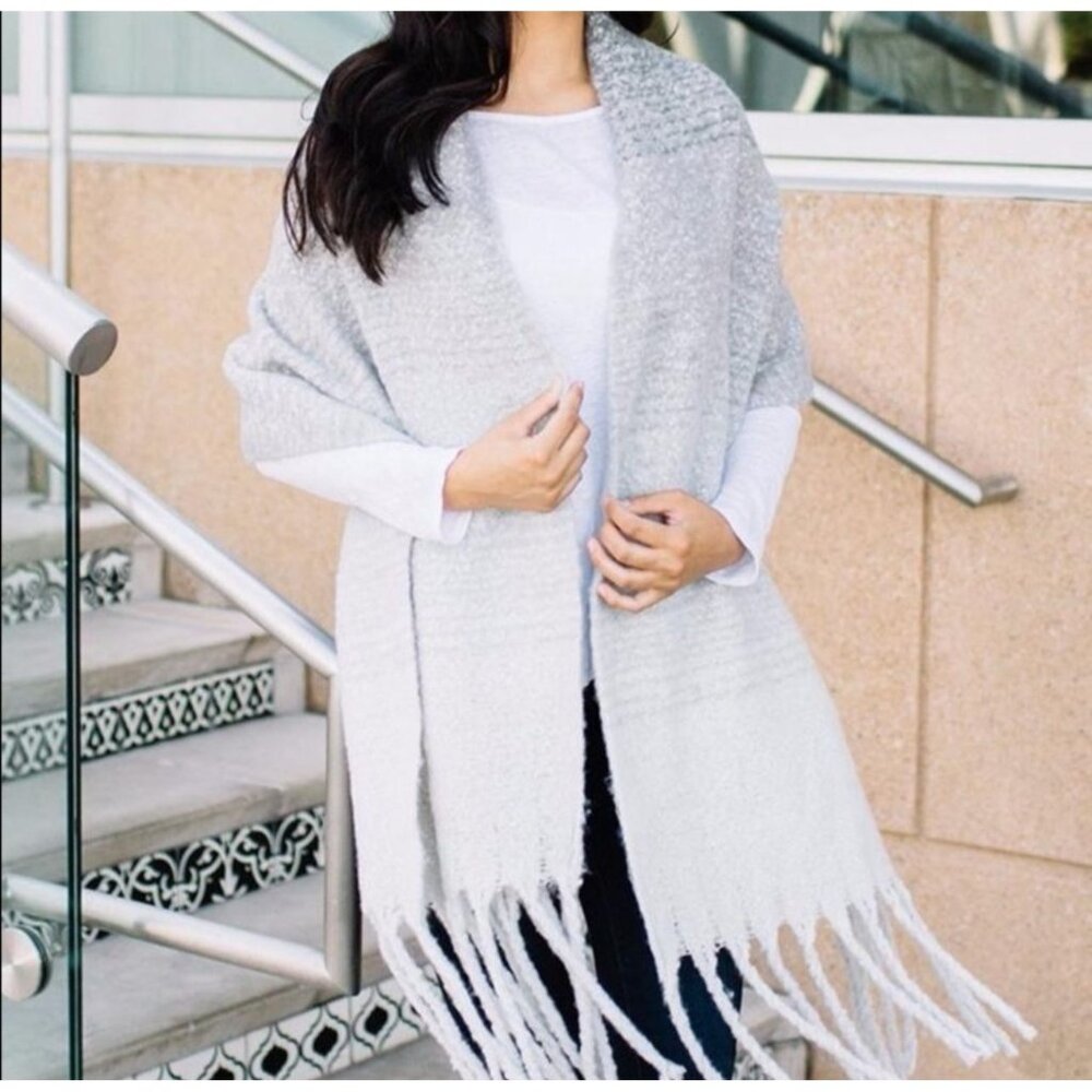 Mer--Sea cozy wrap scarf